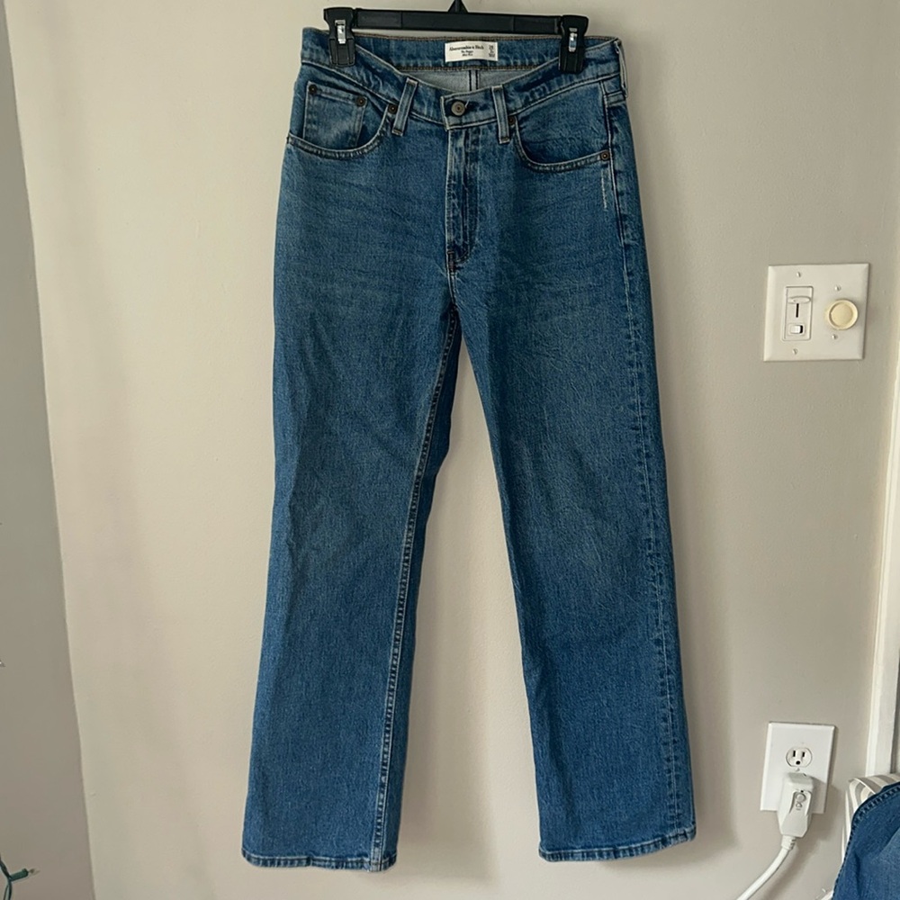 Abercrombie Baggy Jean Mid Rise